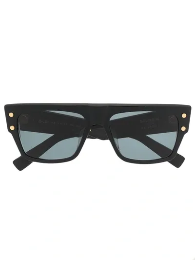 Balmain Eyewear Square-frame Sunglasses In Black