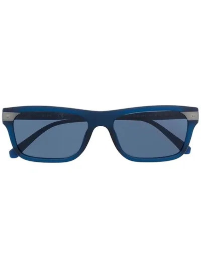 Calvin Klein Jeans Est.1978 Square-frame Sunglasses In Blau