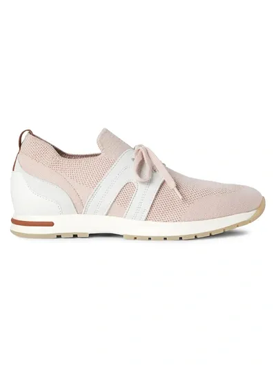 Loro Piana 360 Lp Lady Flexy Walk Sneakers In Beigemel