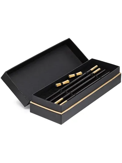 L'objet Zen Chopsticks Set In 黑色