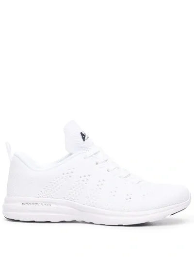 Apl Athletic Propulsion Labs Techloom Pro Mesh Sneakers In 白色