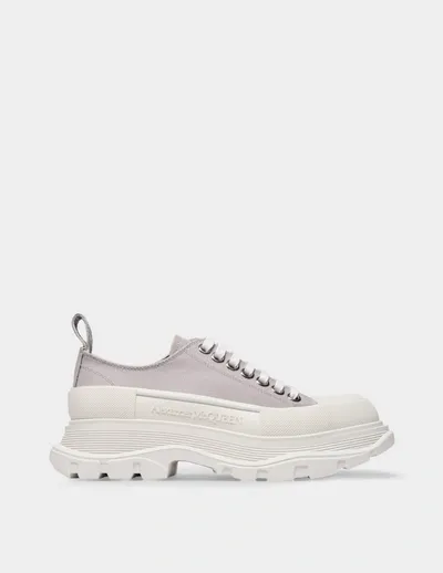 Alexander Mcqueen Silver Tread Slick Glitter Sneakers