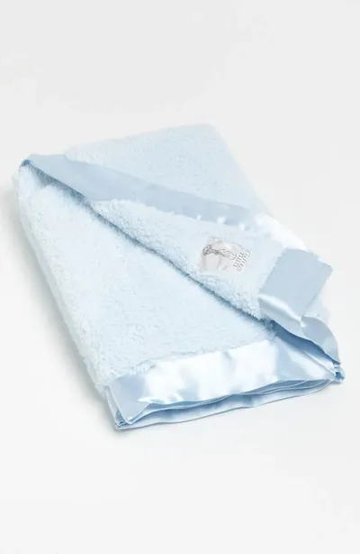 Little Giraffe Kids' Chenille Blanket In Blue