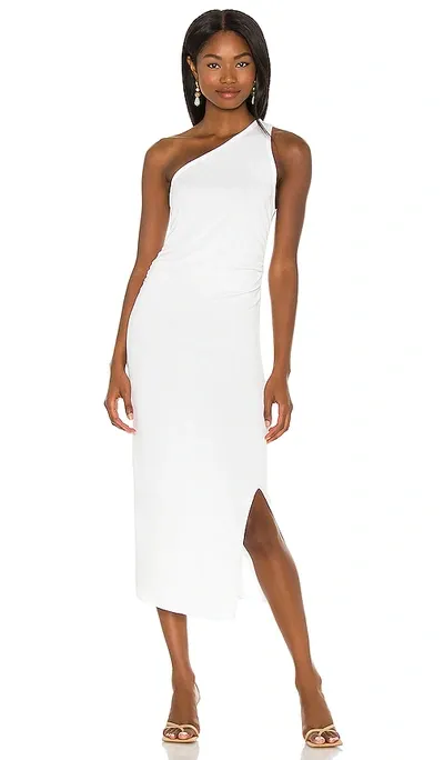 Lna Ariel Tank Dress In White