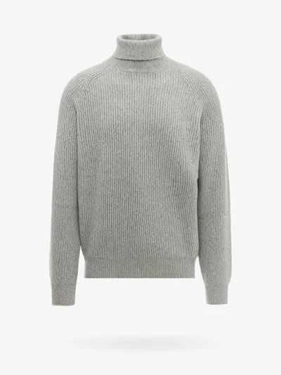 Brunello Cucinelli Turtleneck Sweater In Green