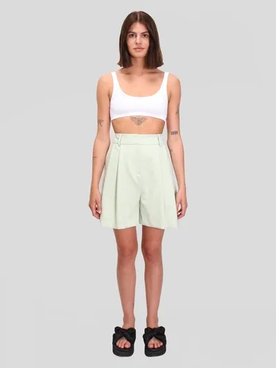 Samsoe & Samsoe Fally Shorts In Fog Green