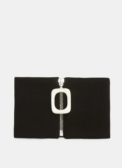 Jw Anderson Jwa Neckband In Black