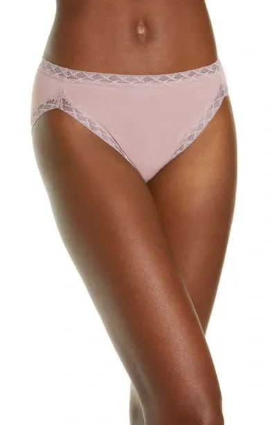 Natori Bliss Cotton French Cut Briefs In Antique