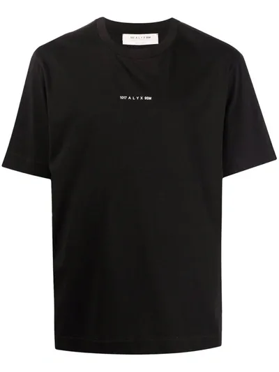 Alyx Graphic-printed Crewneck T-shirt In Black