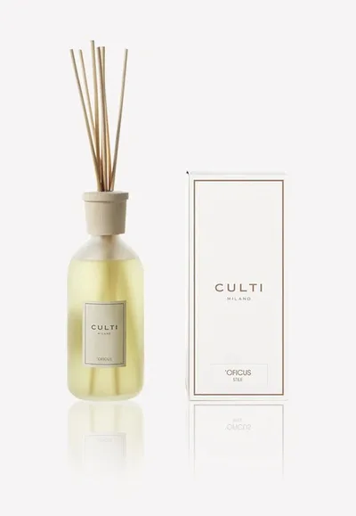 Culti Milano 'oficus Stile Diffuser With Rattan Sticks 500 ml In Yellow