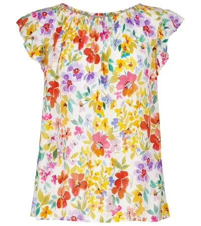 Velvet Elliott Floral Blouse In Multicoloured