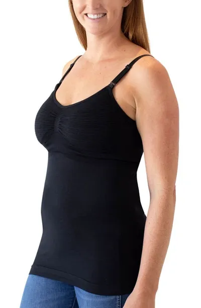 Kindred Bravely Sublime Hands Free Pumping/nursing Camisole In Black