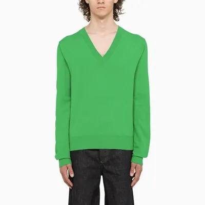 Bottega Veneta Green Wool Blend Sweater