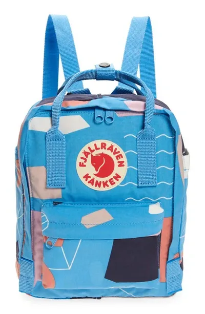 Fjall Raven Fjällräven Kånken Art Water Resistant Mini Backpack In Ocean Surface