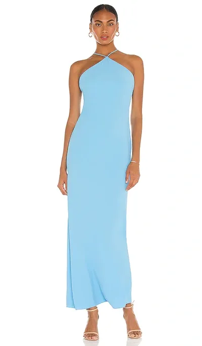 Amanda Uprichard X Revolve Riesling Dress In Blue