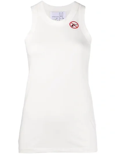 Natasha Zinko Anti-gun Embroidered Vest In Weiss