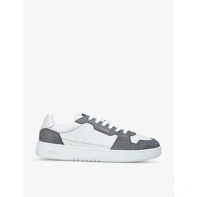 Axel Arigato Dice Lo Sneakers In White Suede And Leather In White/comb