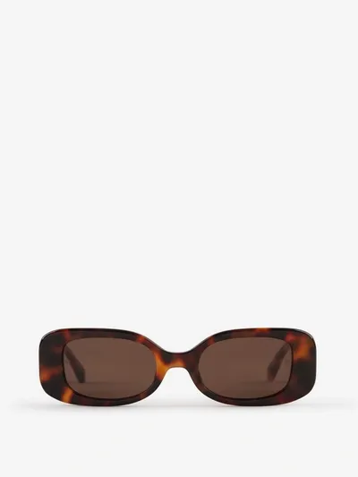 Linda Farrow Lola Rectangular Sunglasses In Multi