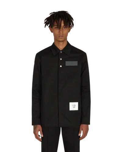 Slam Jam Joilet Overshirt In Black