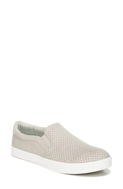 Dr. Scholl's Madison Slip-on Sneaker In Light Grey Perforated Fabric