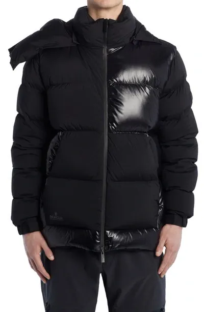 Moncler Pallardy Water Resistant Down Puffer Jacket In Black