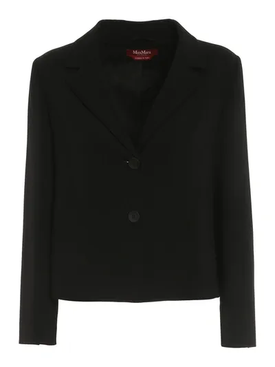 Max Mara Pancia Blazer In Black