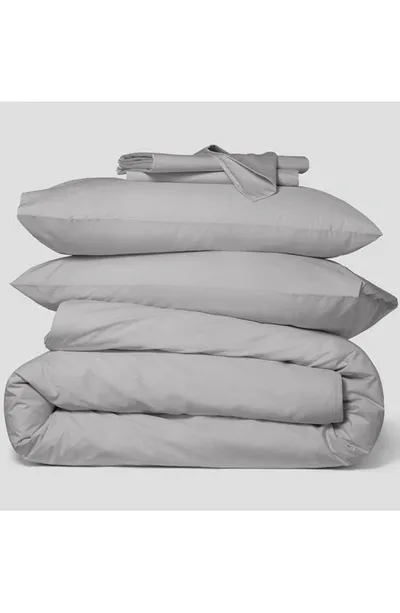 Casper 300 Thread Count Organic Cotton Percale Sheet Set In Gray