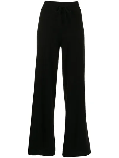 Lisa Yang Black Cashmere 'the Heather' Lounge Pants