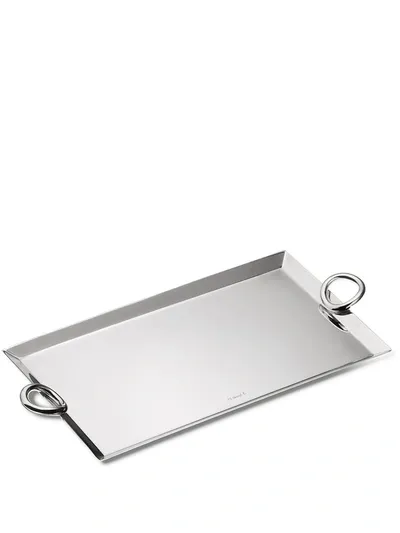 Christofle Vertigo Silver-plated Rectangular Tray