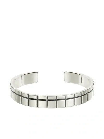 Christofle Graphik Sterling Silver Cuff