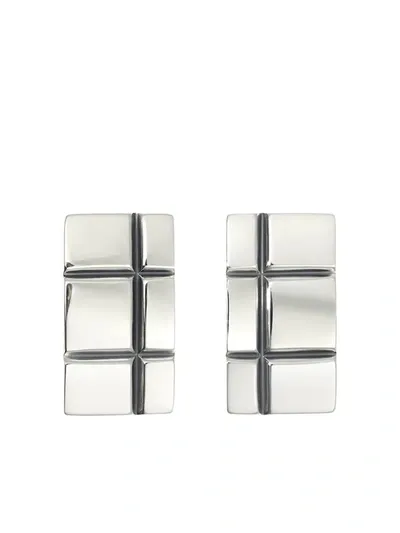 Christofle Graphik Sterling Silver Cufflinks