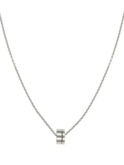 Christofle Graphik Sterling Silver Pendant Necklace