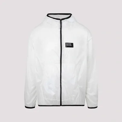 Moncler Genius Moncler X Fragment Hiroshi Fujiwara Logo Patch Windbreaker In White