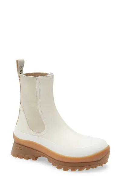 Stella Mccartney Trace Chelsea Boots In White