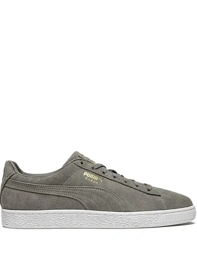 Puma X Tmc Suede Low-top Sneakers In 灰色