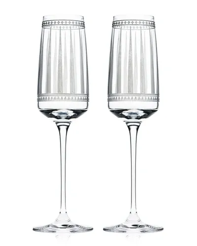 Caskata Marrakech Champagne Flute Glasses, Set Of 2