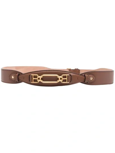 Bally Vivian 42 W Leather Belt In Braun