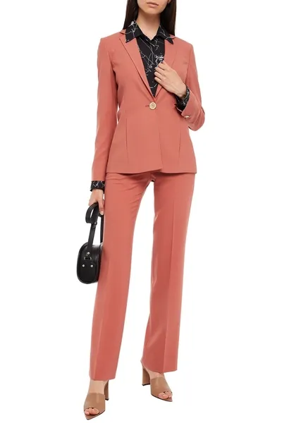 Piazza Sempione Twill Blazer In Pink