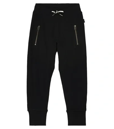 Molo Teen Ashton Cotton Track Pants In Black