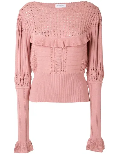 Olympiah Monter Long Sleeves Blouse In Pink