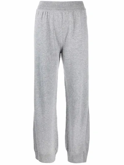 Barrie Tapered-leg Cashmere Trousers In Grey