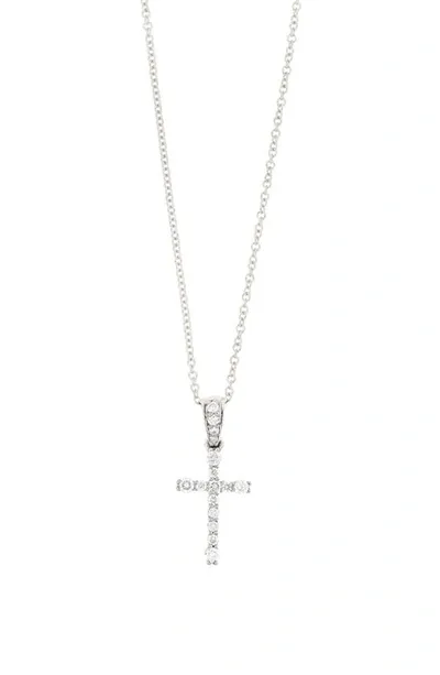 Bony Levy Liora Diamond Cross Pendant Necklace In 18k White Gold