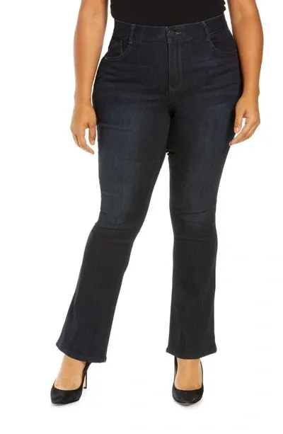 Wit & Wisdom Ab-solution High Waist Itty Bitty Bootcut Jeans In Indigo