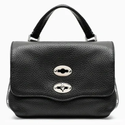 Zanellato Black Mini Postina Handbag