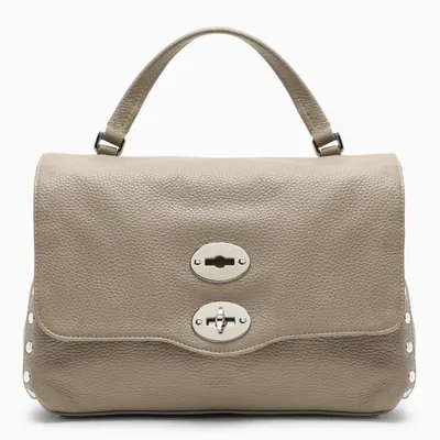 Zanellato Taupe Small Postina Handbag In Grey