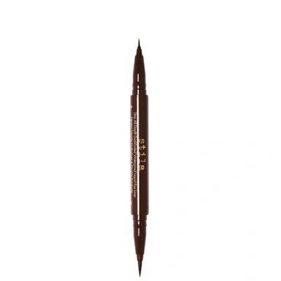 Stila Stay All Day® Dual-ended Waterproof Liquid Eye Liner 1ml (various Shades) - Dark Brown