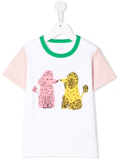 Stella Mccartney Doodle Poodles-print T-shirt In White