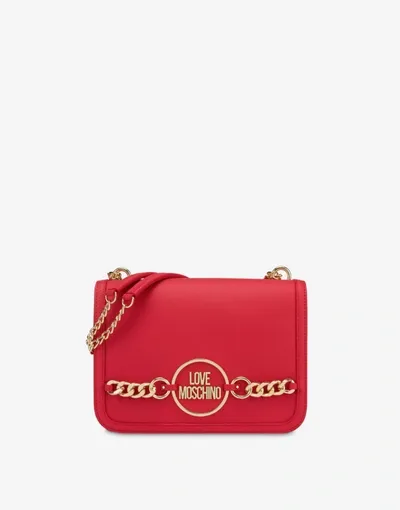 Love Moschino Ring Shoulder Bag In Black