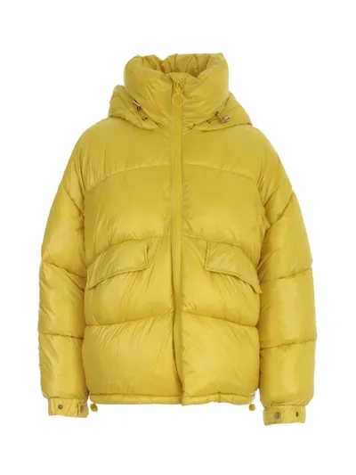 Twinset High Neck Short Padded Jacket W/hood