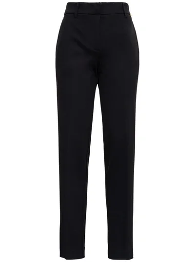 Twinset Black Viscose Blend Trousers